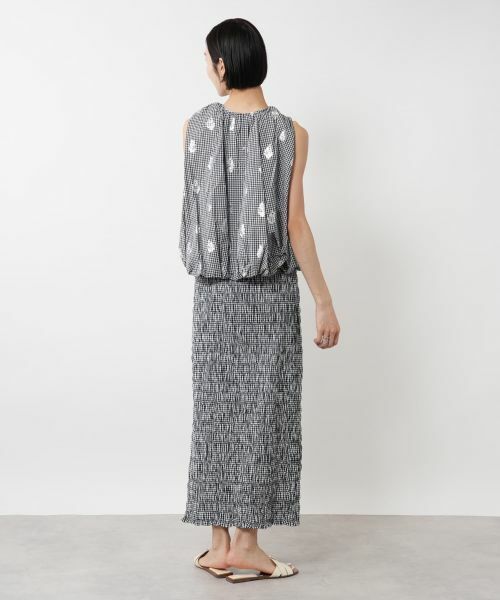 NEMIKA / ネミカ シャツ・ブラウス | ギンガムノースリーブブラウス【ne Quittez pas】 | 詳細3