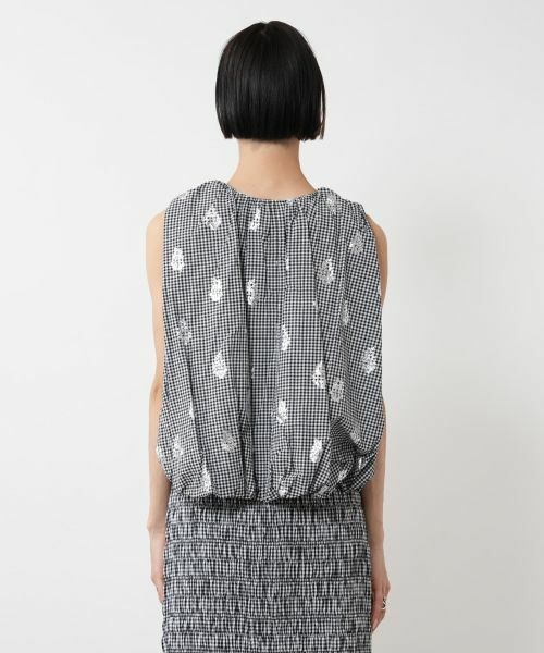 NEMIKA / ネミカ シャツ・ブラウス | ギンガムノースリーブブラウス【ne Quittez pas】 | 詳細6