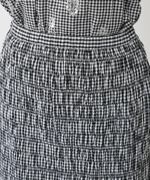 NEMIKA / ネミカ ミニ・ひざ丈スカート | シャーリングロングスカート【ne Quittez pas】 | 詳細7