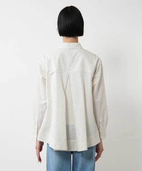 NEMIKA / ネミカ シャツ・ブラウス | ストライプブラウス【DRAWELL】 | 詳細12