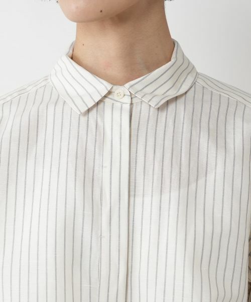 NEMIKA / ネミカ シャツ・ブラウス | ストライプブラウス【DRAWELL】 | 詳細13