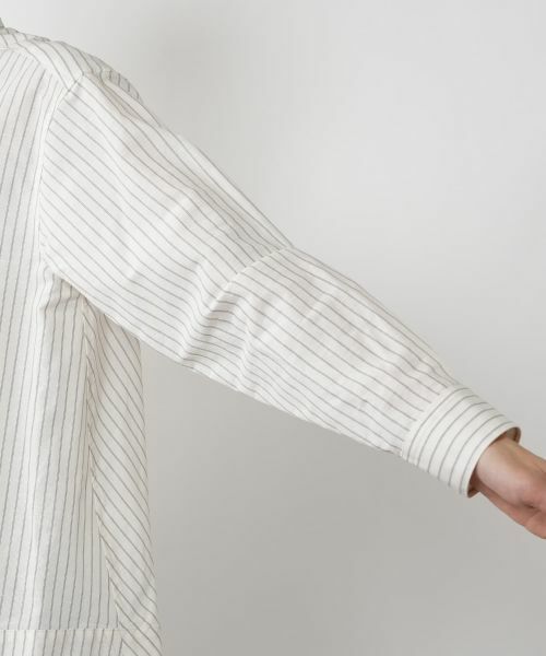 NEMIKA / ネミカ シャツ・ブラウス | ストライプブラウス【DRAWELL】 | 詳細15