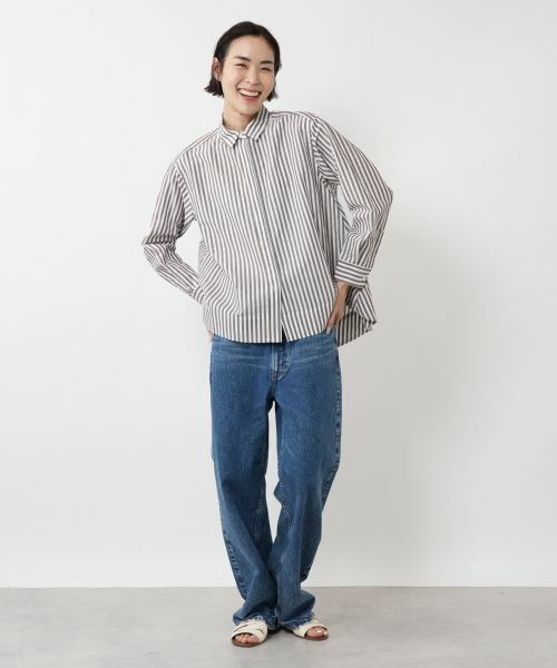 NEMIKA / ネミカ シャツ・ブラウス | ストライプブラウス【DRAWELL】 | 詳細4