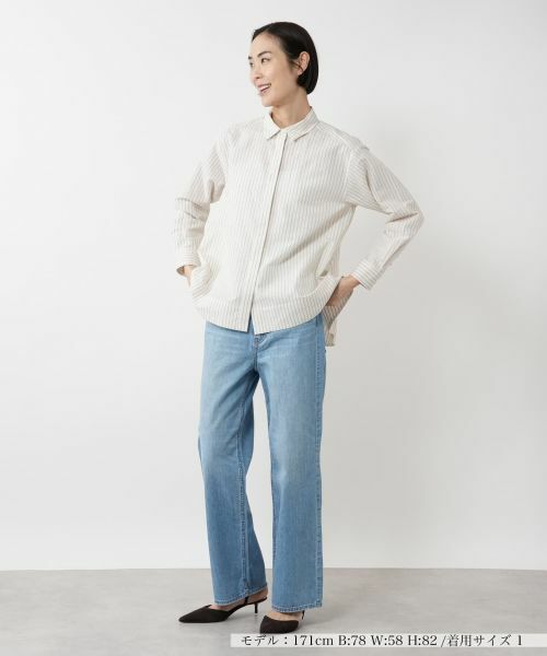 NEMIKA / ネミカ シャツ・ブラウス | ストライプブラウス【DRAWELL】 | 詳細7