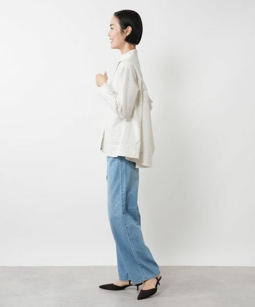 NEMIKA / ネミカ シャツ・ブラウス | ストライプブラウス【DRAWELL】 | 詳細8