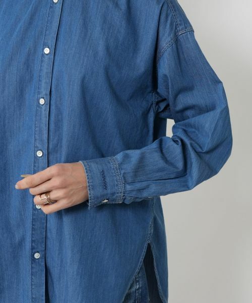 NEMIKA / ネミカ シャツ・ブラウス | バックボタンデニムシャツ【YANUK】 | 詳細10