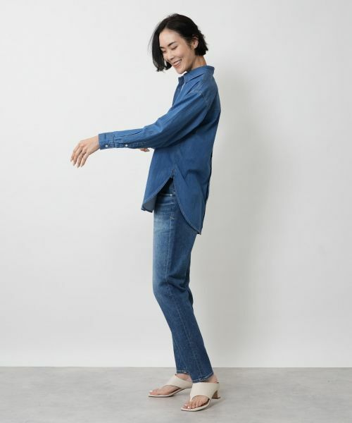 NEMIKA / ネミカ シャツ・ブラウス | バックボタンデニムシャツ【YANUK】 | 詳細2