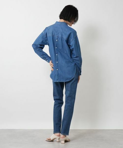 NEMIKA / ネミカ シャツ・ブラウス | バックボタンデニムシャツ【YANUK】 | 詳細3