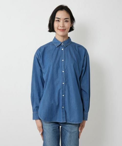 NEMIKA / ネミカ シャツ・ブラウス | バックボタンデニムシャツ【YANUK】 | 詳細4