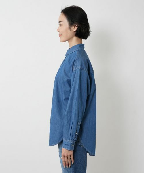 NEMIKA / ネミカ シャツ・ブラウス | バックボタンデニムシャツ【YANUK】 | 詳細5