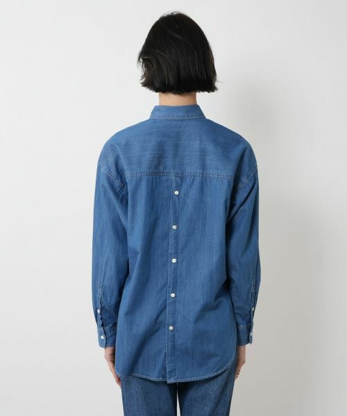 NEMIKA / ネミカ シャツ・ブラウス | バックボタンデニムシャツ【YANUK】 | 詳細6