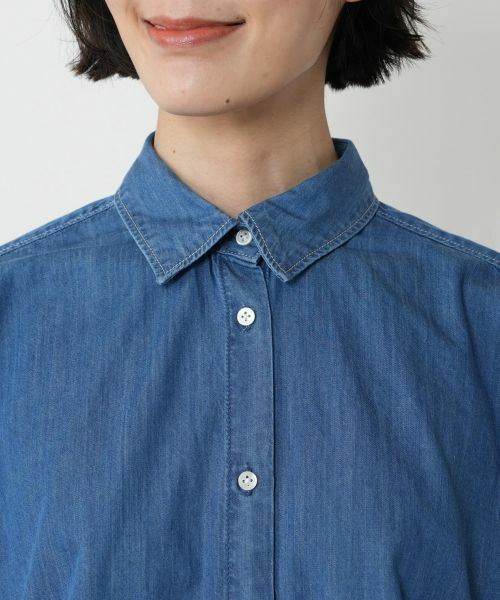 NEMIKA / ネミカ シャツ・ブラウス | バックボタンデニムシャツ【YANUK】 | 詳細7