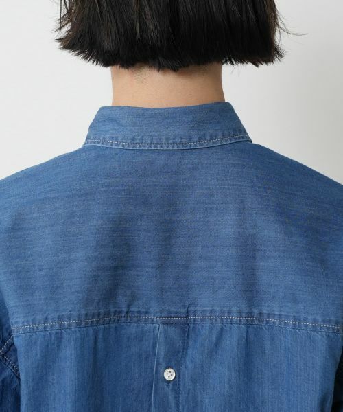 NEMIKA / ネミカ シャツ・ブラウス | バックボタンデニムシャツ【YANUK】 | 詳細8