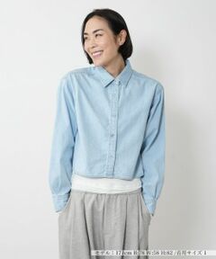 NEMIKA / ネミカ シャツ・ブラウス | クロップドデニムシャツ【YANUK】