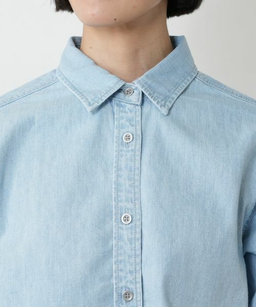 NEMIKA / ネミカ シャツ・ブラウス | クロップドデニムシャツ【YANUK】 | 詳細7