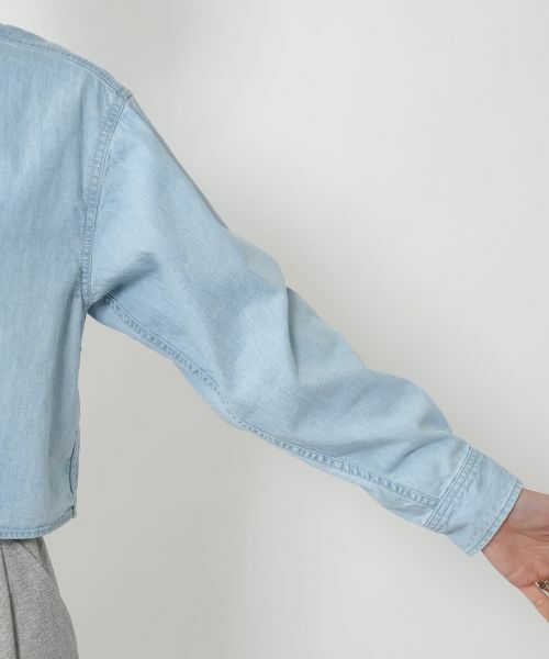 NEMIKA / ネミカ シャツ・ブラウス | クロップドデニムシャツ【YANUK】 | 詳細9