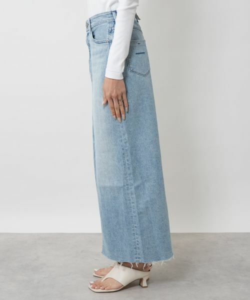 NEMIKA / ネミカ ミニ・ひざ丈スカート | フロントスリットデニムスカート【YANUK】 | 詳細5