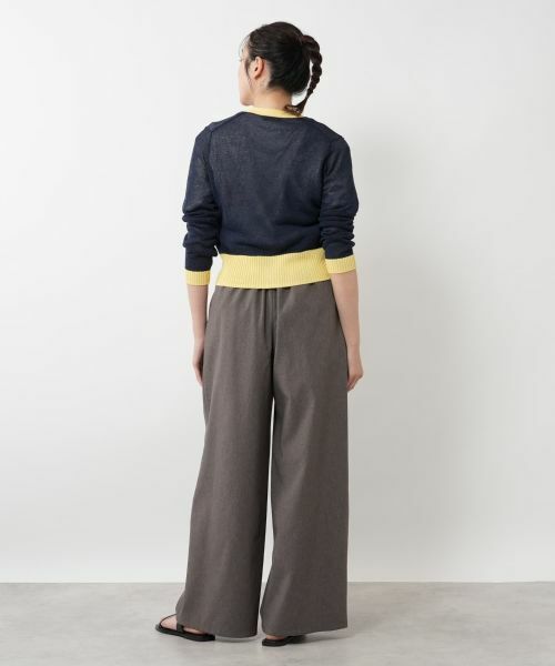 NEMIKA / ネミカ カーディガン・ボレロ | 配色リブカーディガン【NEMIKA】 | 詳細10