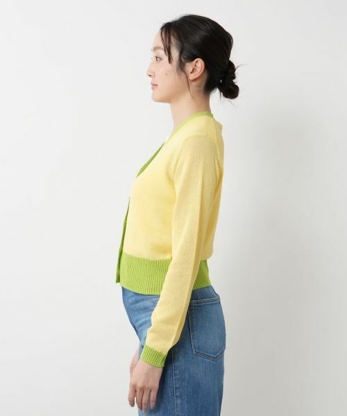 NEMIKA / ネミカ カーディガン・ボレロ | 配色リブカーディガン【NEMIKA】 | 詳細15