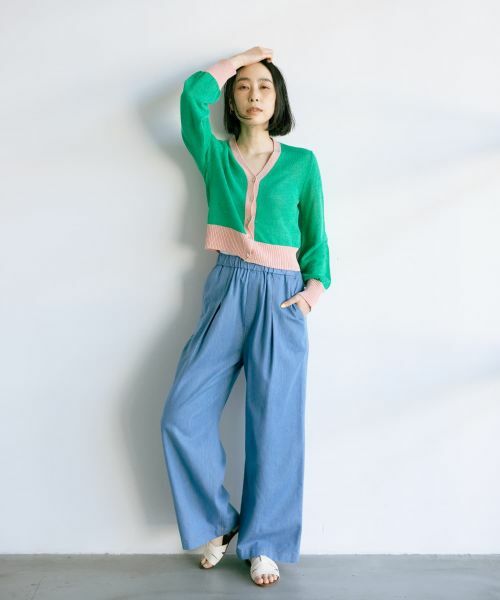 NEMIKA / ネミカ カーディガン・ボレロ | 配色リブカーディガン【NEMIKA】 | 詳細4