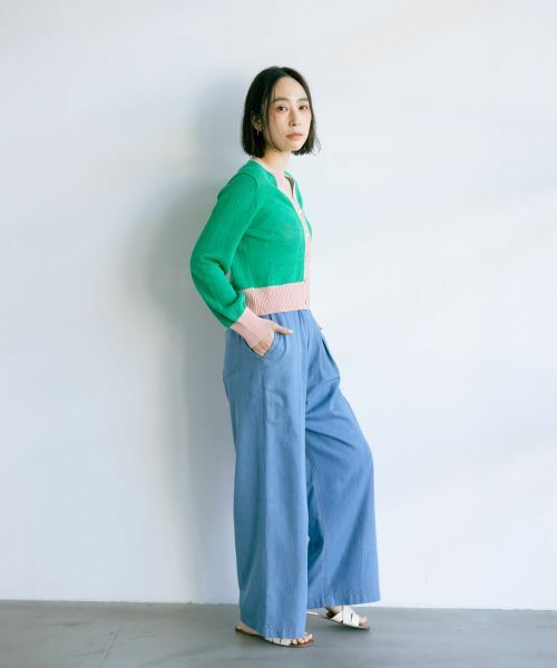 NEMIKA / ネミカ カーディガン・ボレロ | 配色リブカーディガン【NEMIKA】 | 詳細5