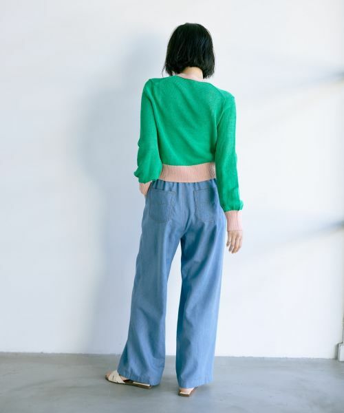 NEMIKA / ネミカ カーディガン・ボレロ | 配色リブカーディガン【NEMIKA】 | 詳細7