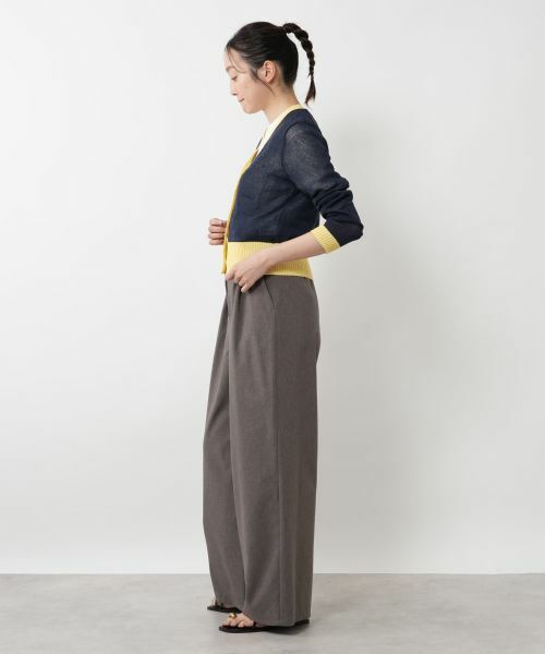 NEMIKA / ネミカ カーディガン・ボレロ | 配色リブカーディガン【NEMIKA】 | 詳細9