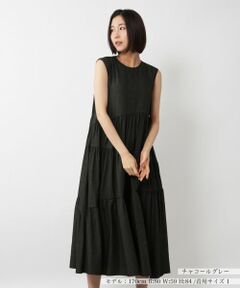 NEMIKA / ネミカ ドレス | ノースリーブティアードワンピース【NEMIKA】