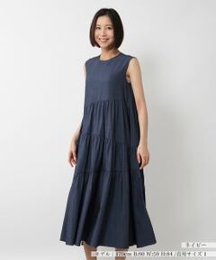 NEMIKA / ネミカ ドレス | ノースリーブティアードワンピース【NEMIKA】