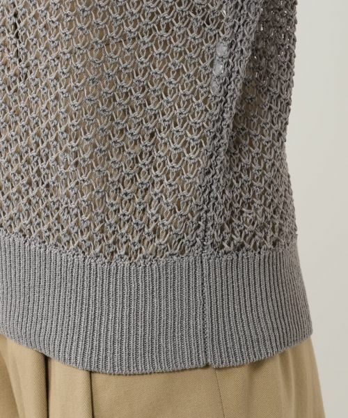 NEMIKA / ネミカ ニット・セーター | 配色メッシュニットトップス【NEMIKA】 | 詳細13