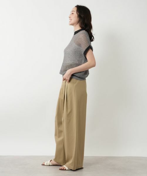 NEMIKA / ネミカ ニット・セーター | 配色メッシュニットトップス【NEMIKA】 | 詳細5