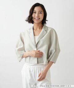 NEMIKA / ネミカ テーラードジャケット | シアーショートジャケット【NEMIKA】