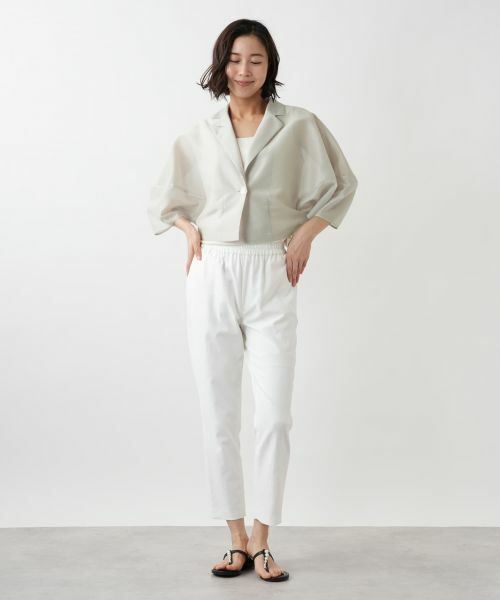 NEMIKA / ネミカ テーラードジャケット | シアーショートジャケット【NEMIKA】 | 詳細1