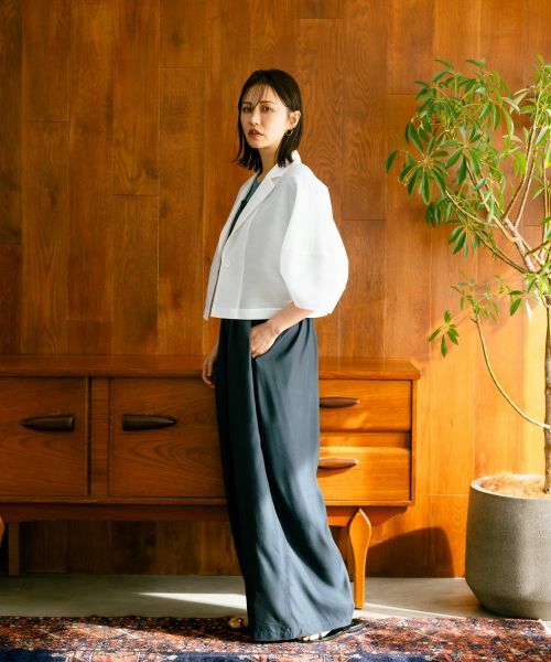 NEMIKA / ネミカ テーラードジャケット | シアーショートジャケット【NEMIKA】 | 詳細12