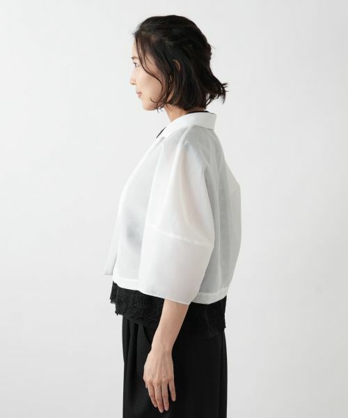 NEMIKA / ネミカ テーラードジャケット | シアーショートジャケット【NEMIKA】 | 詳細18