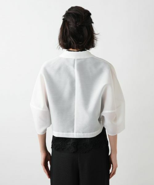 NEMIKA / ネミカ テーラードジャケット | シアーショートジャケット【NEMIKA】 | 詳細19