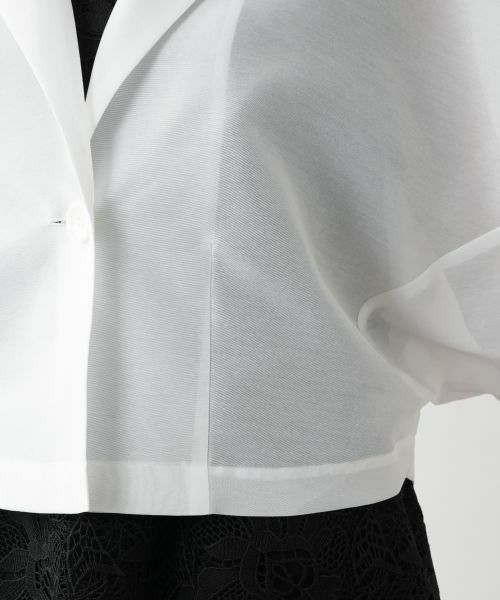 NEMIKA / ネミカ テーラードジャケット | シアーショートジャケット【NEMIKA】 | 詳細23