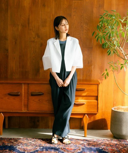 NEMIKA / ネミカ テーラードジャケット | シアーショートジャケット【NEMIKA】 | 詳細9