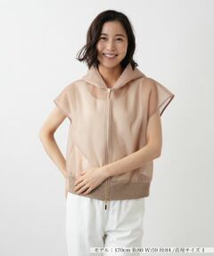 NEMIKA / ネミカ テーラードジャケット | シアーフードジップベスト【NEMIKA】