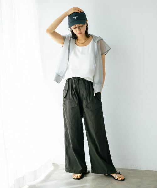 NEMIKA / ネミカ テーラードジャケット | シアーフードジップベスト【NEMIKA】 | 詳細20