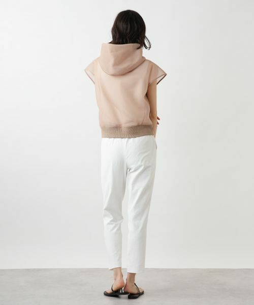 NEMIKA / ネミカ テーラードジャケット | シアーフードジップベスト【NEMIKA】 | 詳細6