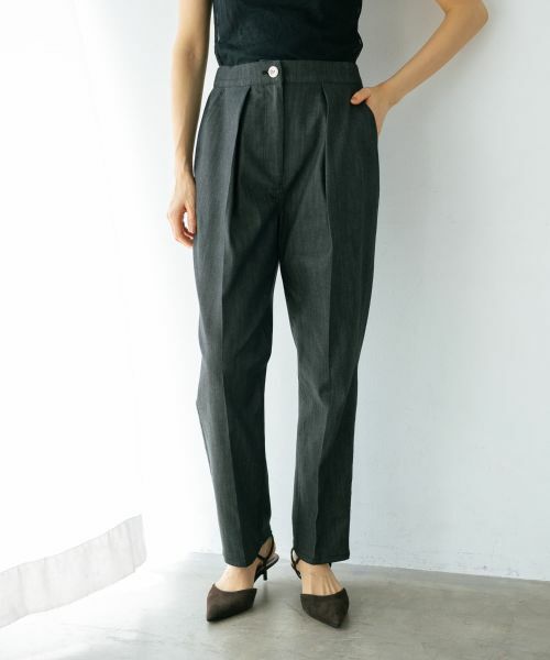 NEMIKA / ネミカ その他パンツ | タックテーパードパンツ【NEMIKA】 | 詳細14