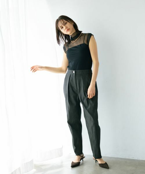 NEMIKA / ネミカ その他パンツ | タックテーパードパンツ【NEMIKA】 | 詳細16
