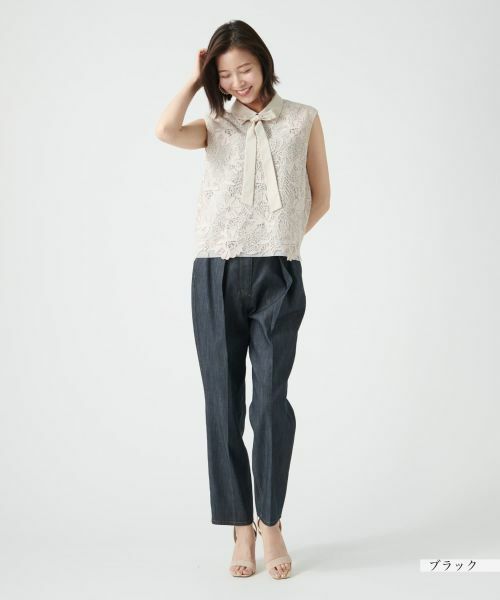 NEMIKA / ネミカ その他パンツ | タックテーパードパンツ【NEMIKA】 | 詳細5