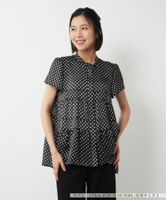 NEMIKA / ネミカ シャツ・ブラウス | ドットティアードブラウス【NEMIKA】