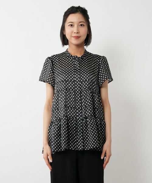 NEMIKA / ネミカ シャツ・ブラウス | ドットティアードブラウス【NEMIKA】 | 詳細4