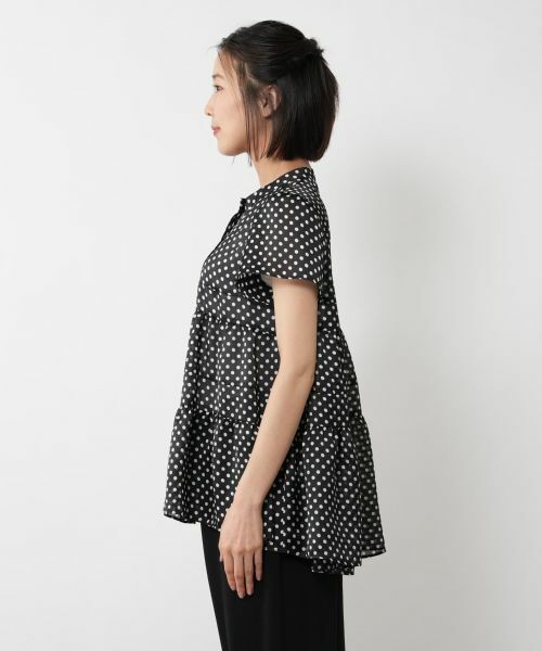 NEMIKA / ネミカ シャツ・ブラウス | ドットティアードブラウス【NEMIKA】 | 詳細5