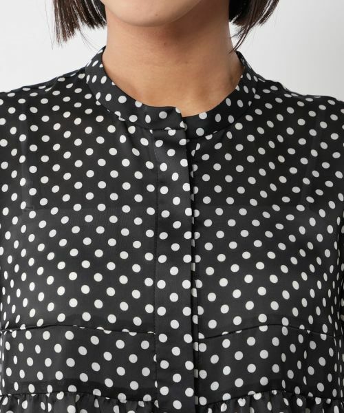 NEMIKA / ネミカ シャツ・ブラウス | ドットティアードブラウス【NEMIKA】 | 詳細7