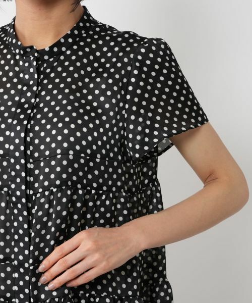 NEMIKA / ネミカ シャツ・ブラウス | ドットティアードブラウス【NEMIKA】 | 詳細9