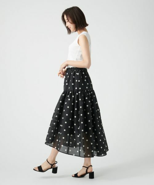 NEMIKA / ネミカ ミニ・ひざ丈スカート | ドットフレアスカート【NEMIKA】 | 詳細10
